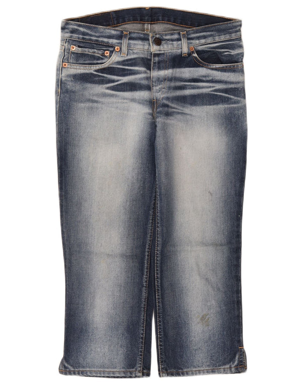 Levi's Dame Capri Jeans W30 L22 Blå Bomuld