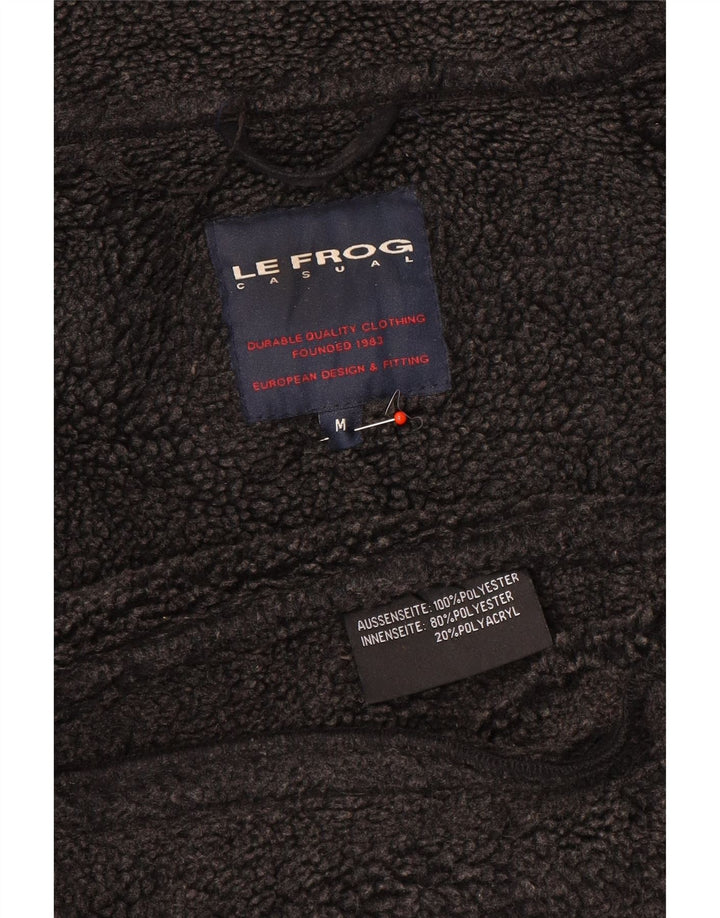 Le Frog Herre Utility Jacket UK 38 Medium Sort Polyester