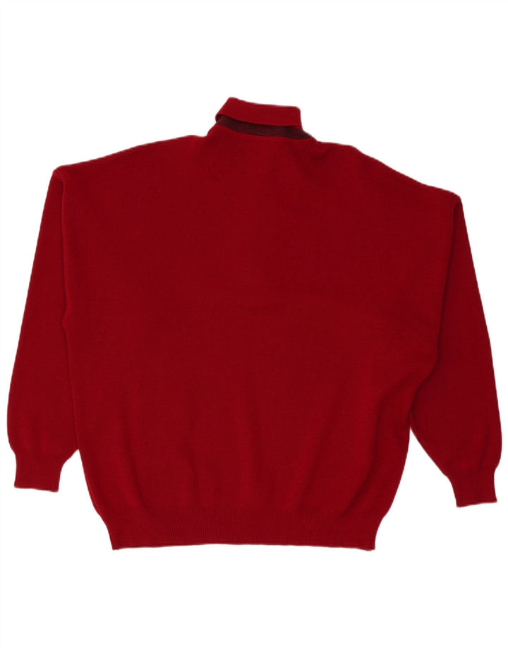 Il Granchio Herre Polo Neck Jumper Sweater XL Rød