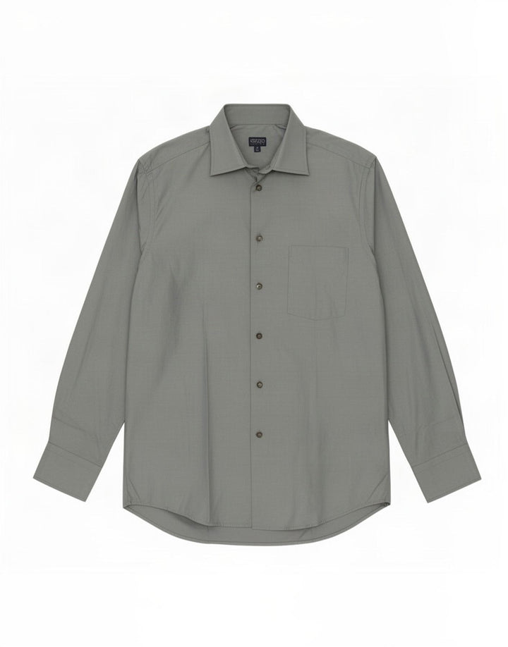 Kenzo Herreskjorte Str. 40 15 1/2 Medium Blå Bomuld