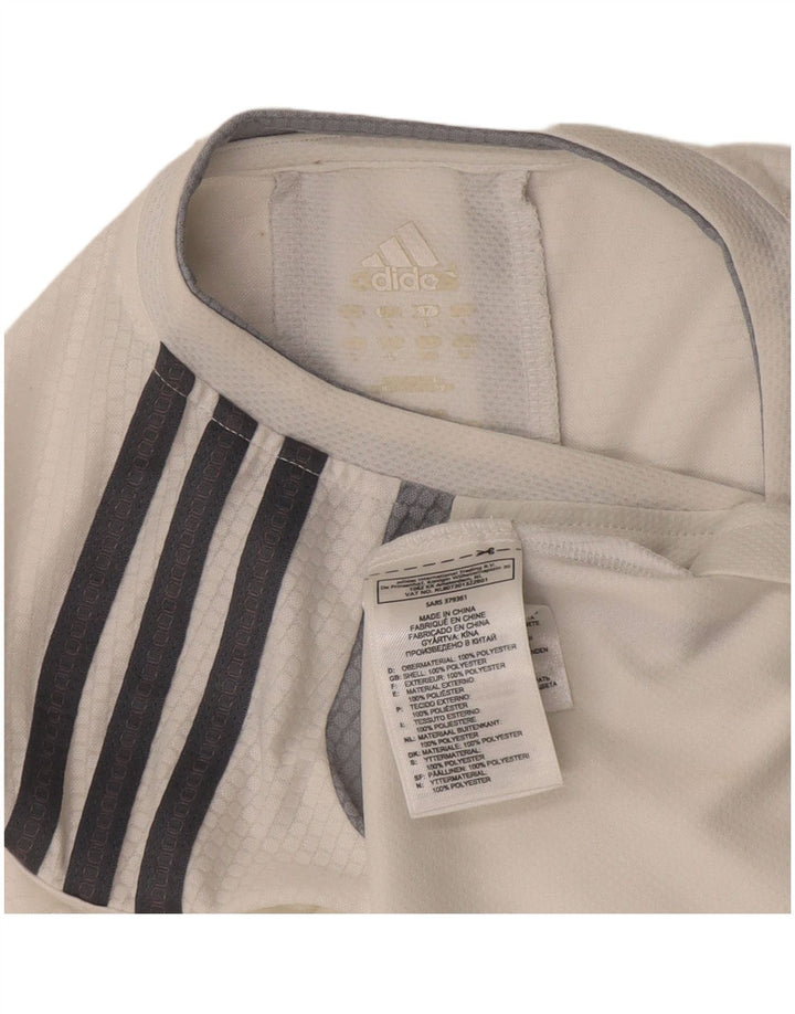 Adidas Herre Climalite Vest Top Stor Hvid Colourblock Polyester