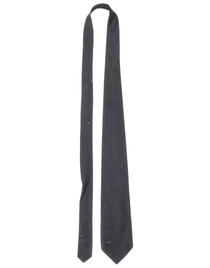 Valentino Herre Slips One Size Marineblå Polka Dot Silk Classic