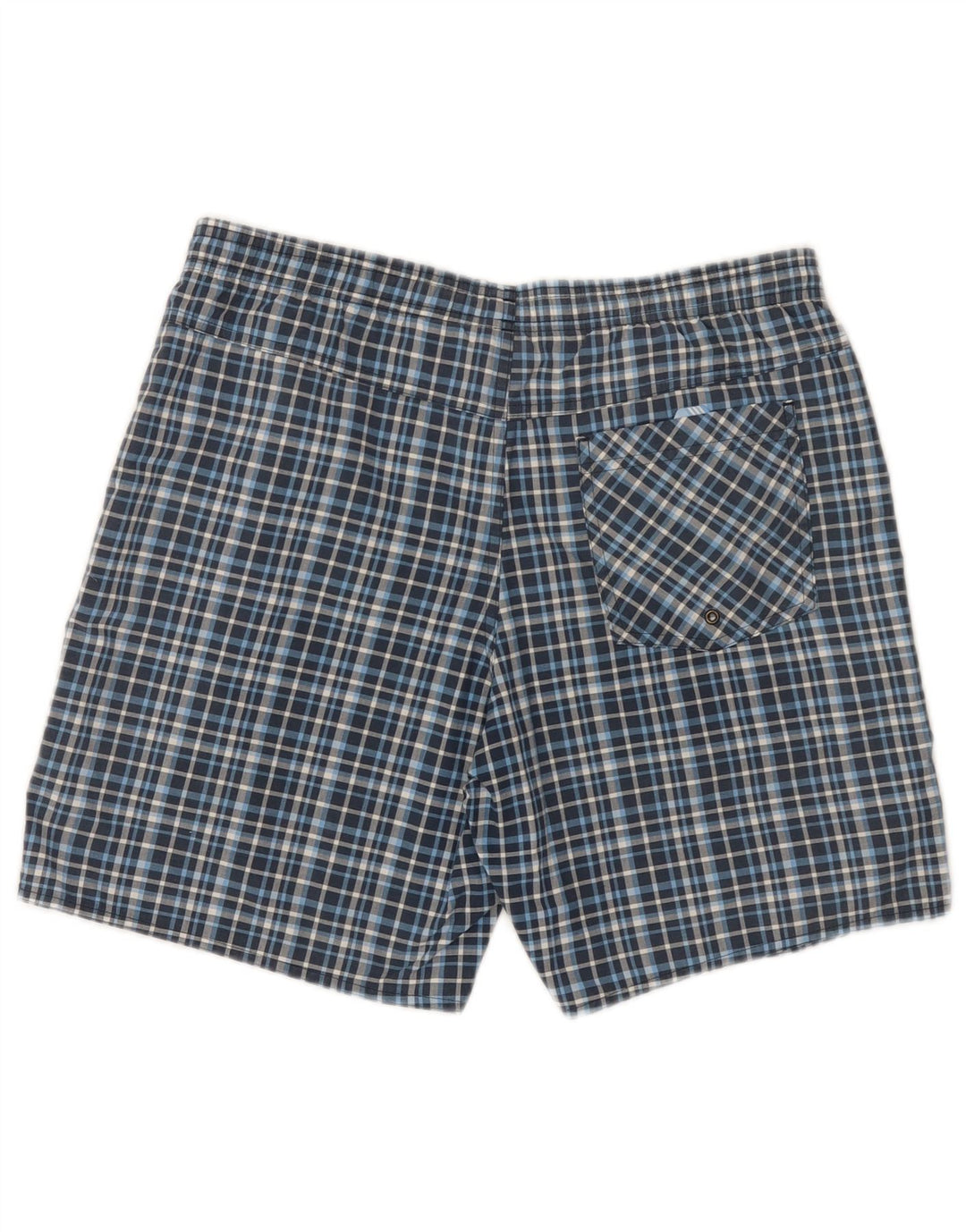 Adidas Badeshorts til mænd Små blå Gingham Polyester