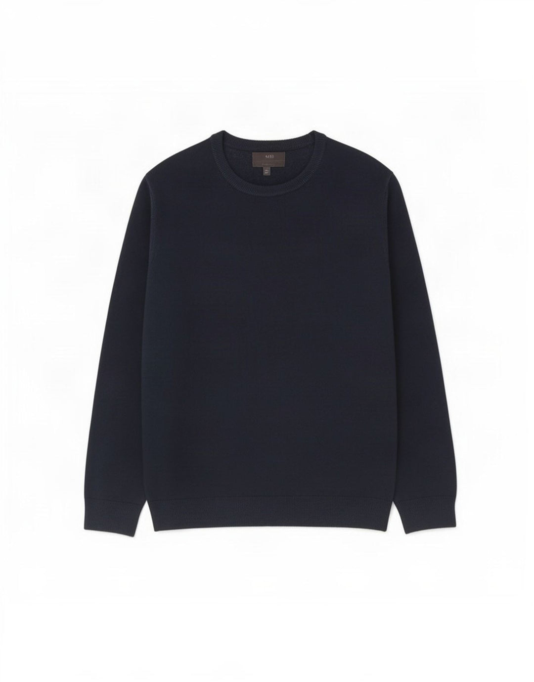 Marks & Spencer Herre sweater med rund hals, stor marineblå kashmir