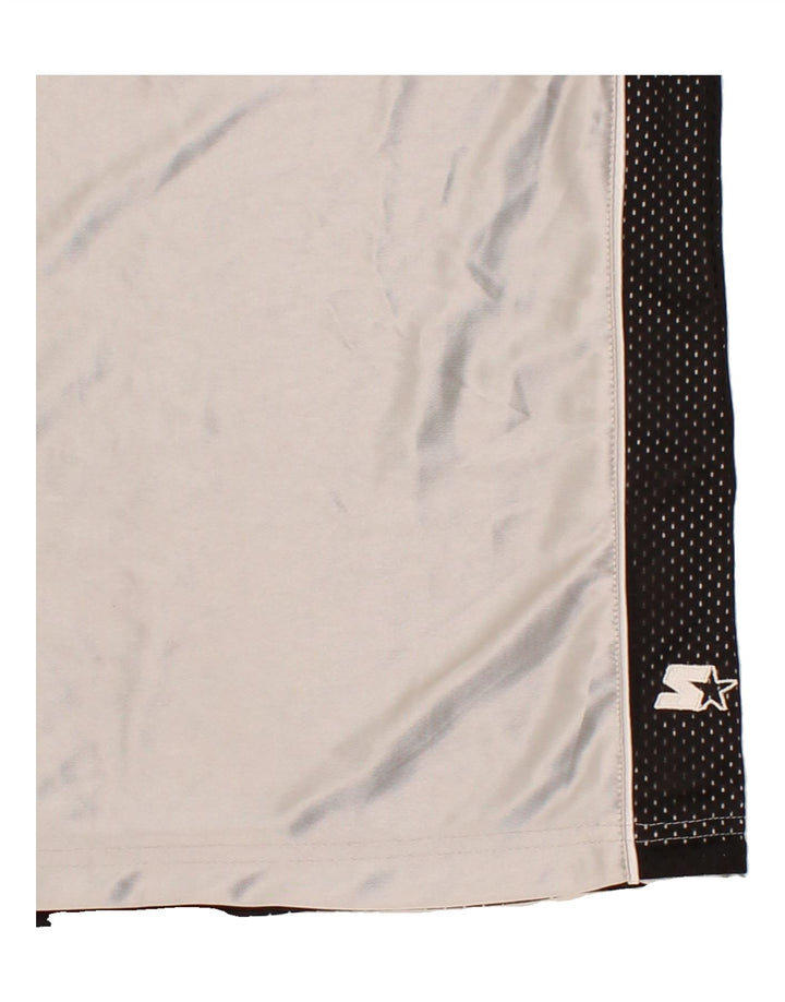 STARTER Mens Reversible Vest Top Small Black Colourblock Polyester Vintage Starter and Second-Hand Starter from Messina Hembry 