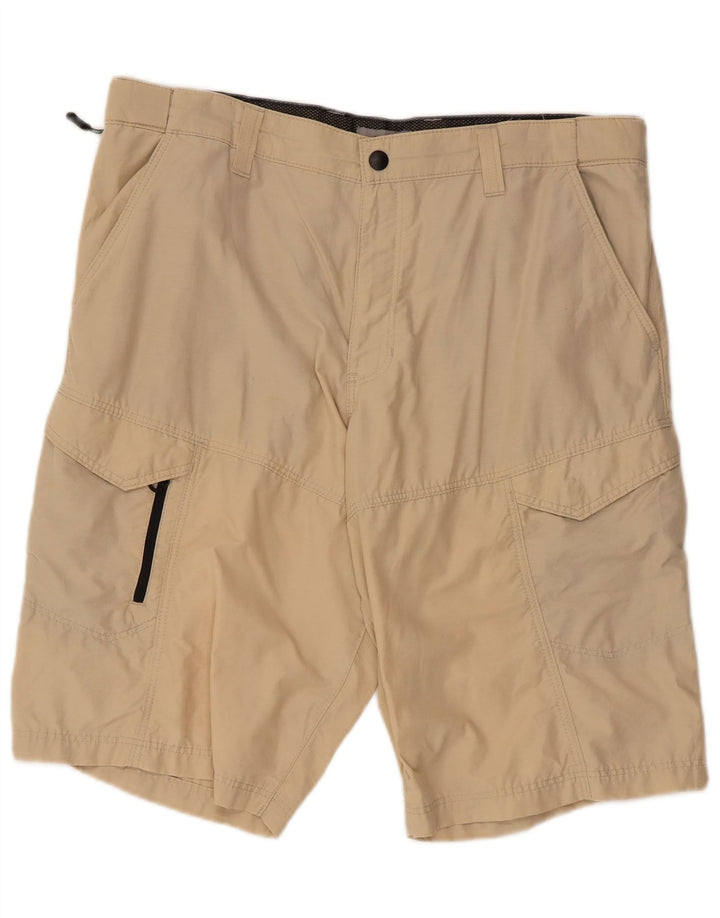 Marks & Spencer Herre Cargo Shorts W36 Large Beige Bomuld