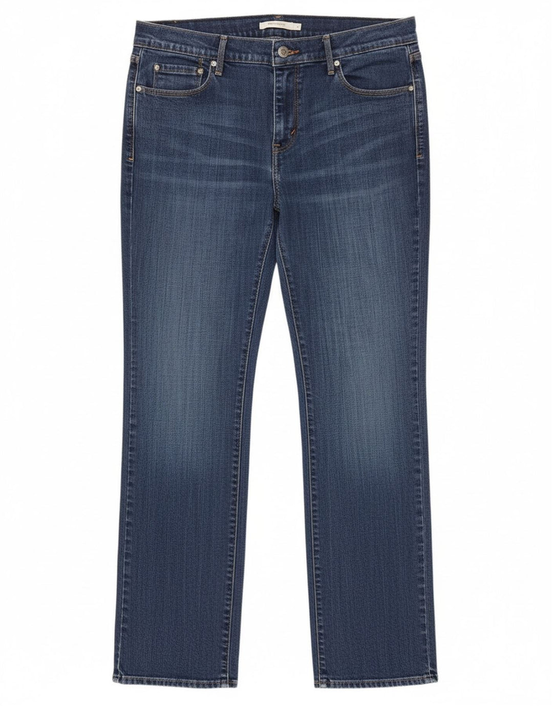 Levi's Dame 505 Straight Jeans W31 L32 Blå Bomuld