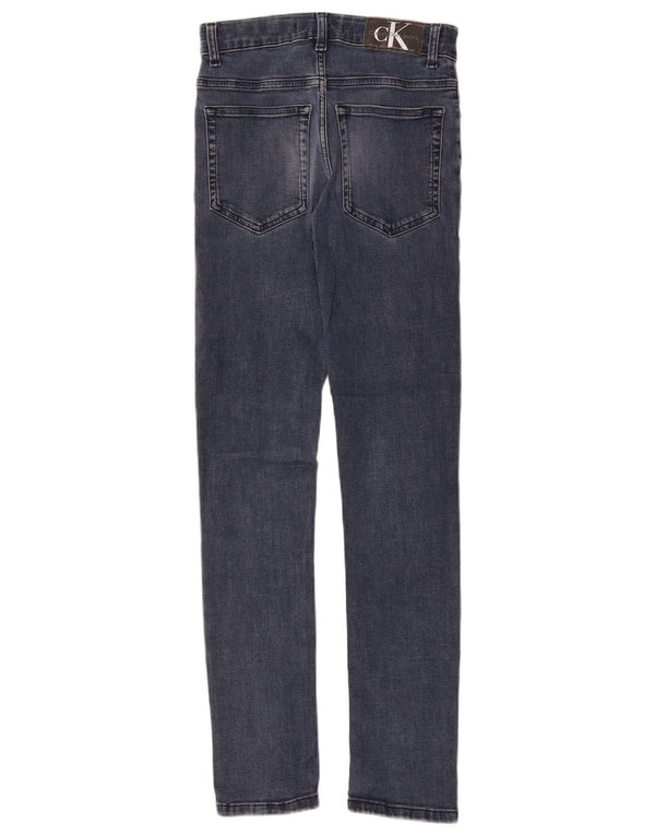 CALVIN KLEIN Piger Skinny Jeans 13-14 år W26 L29 Blå Bomuld