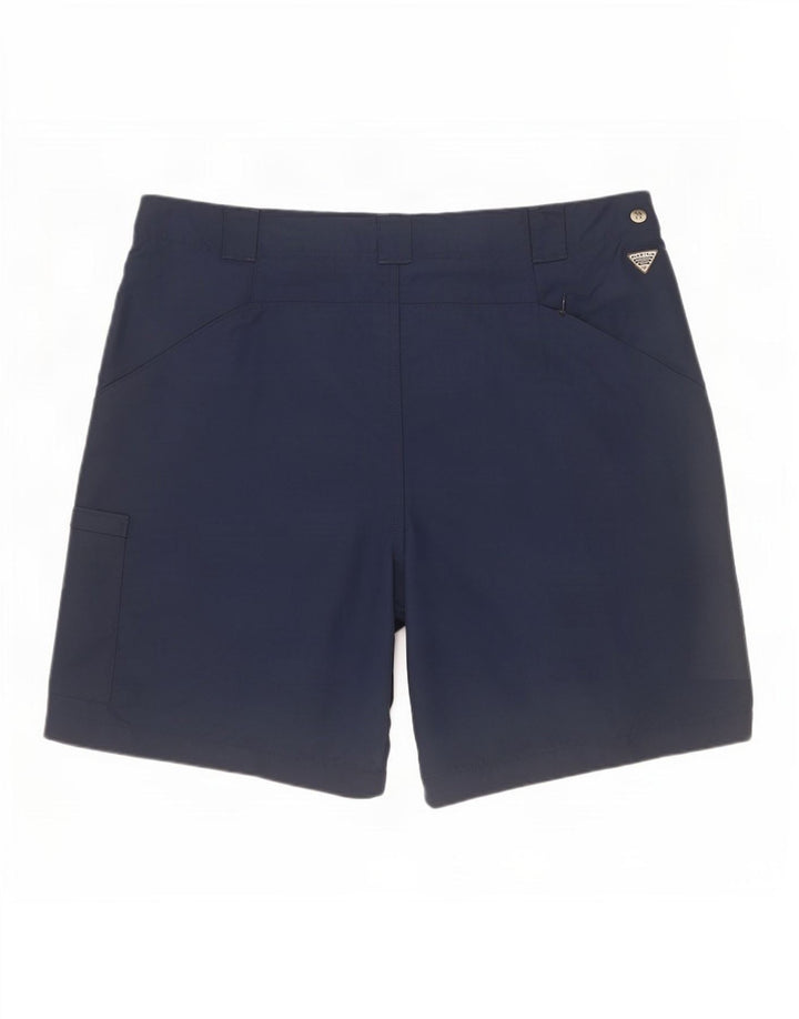 Columbia Dame Cargo Shorts Medium W32 Navy Blue Nylon