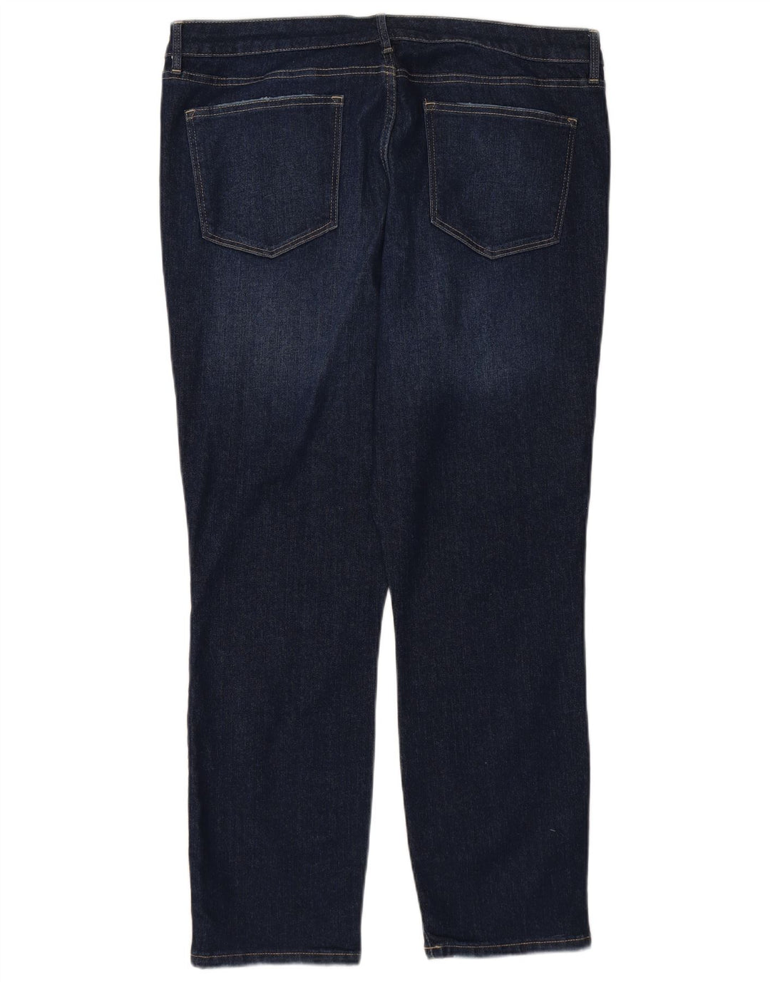 TOMMY HILFIGER lige højtaljede jeans til kvinder US 16 2XL W38 L28 Marineblå