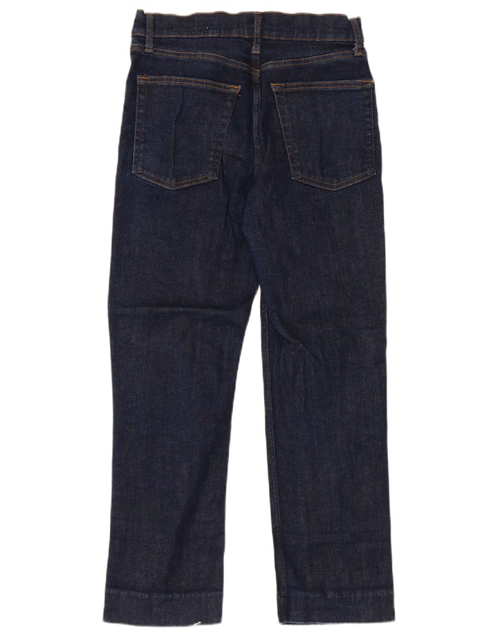 ZARA Womens Cropped Jeans EU 42 Large W32 L26 Navy Blue