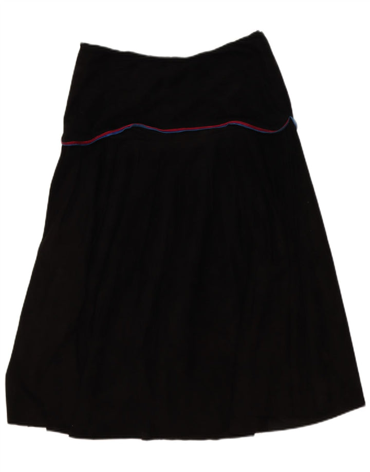 BEGED-OR Womens A-Line Skirt EU 36 Small W30  Black Acetate