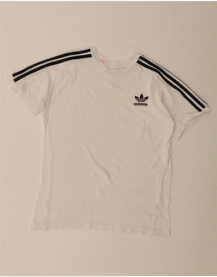 Adidas Dame T-Shirt Top UK 12/14 Medium White