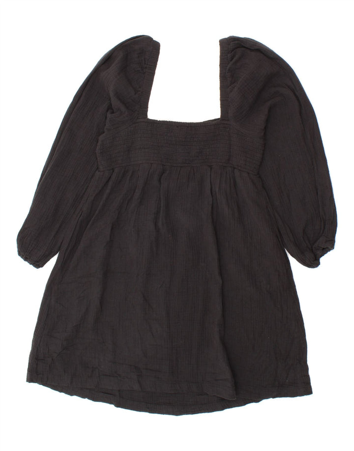 J. CREW Womens Blouse Top UK 12 Medium Black Cotton Vintage J. Crew and Second-Hand J. Crew from Messina Hembry 