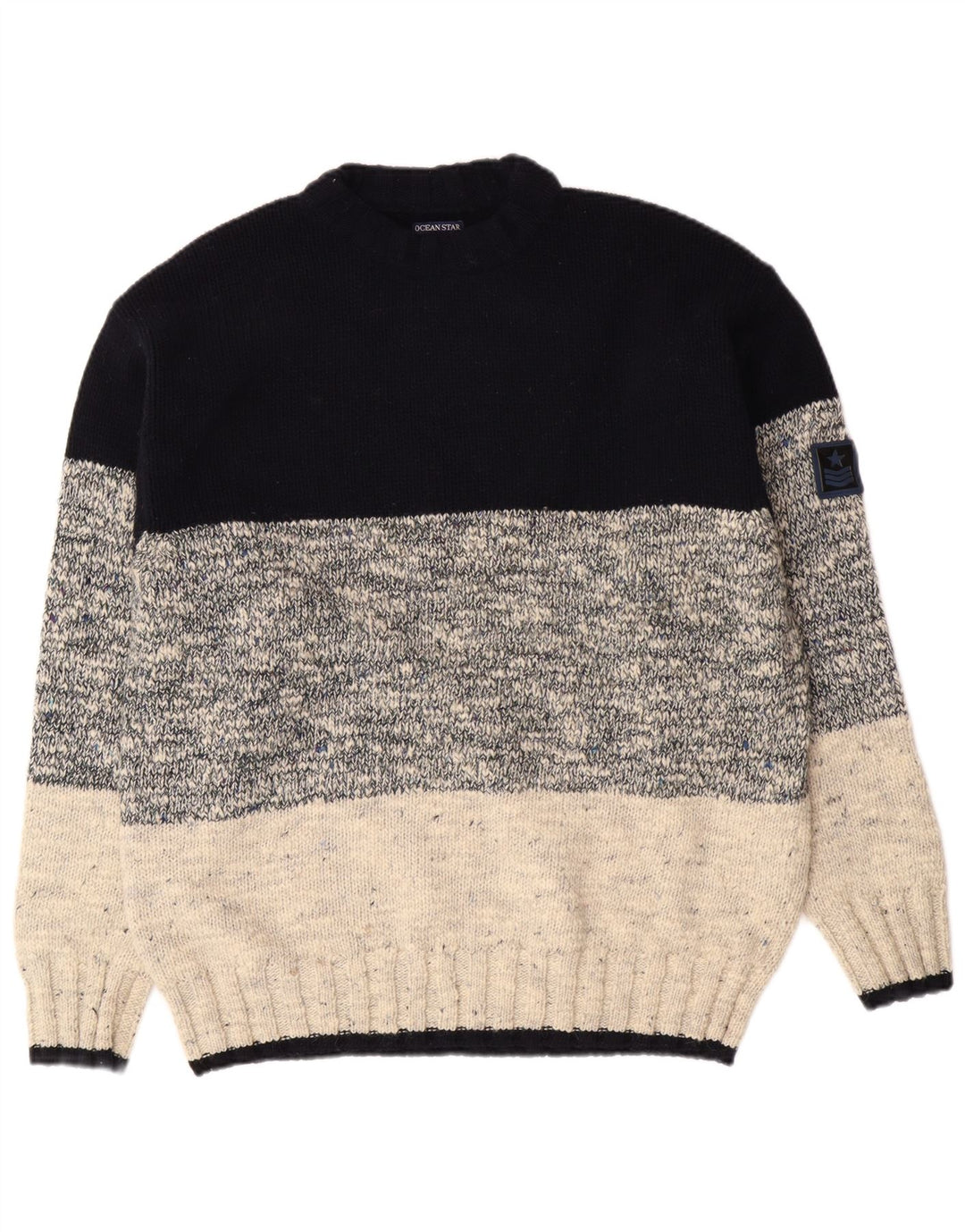 Ocean Star Herre Crew Neck Jumper Sweater IT 50 Medium Flerfarvet