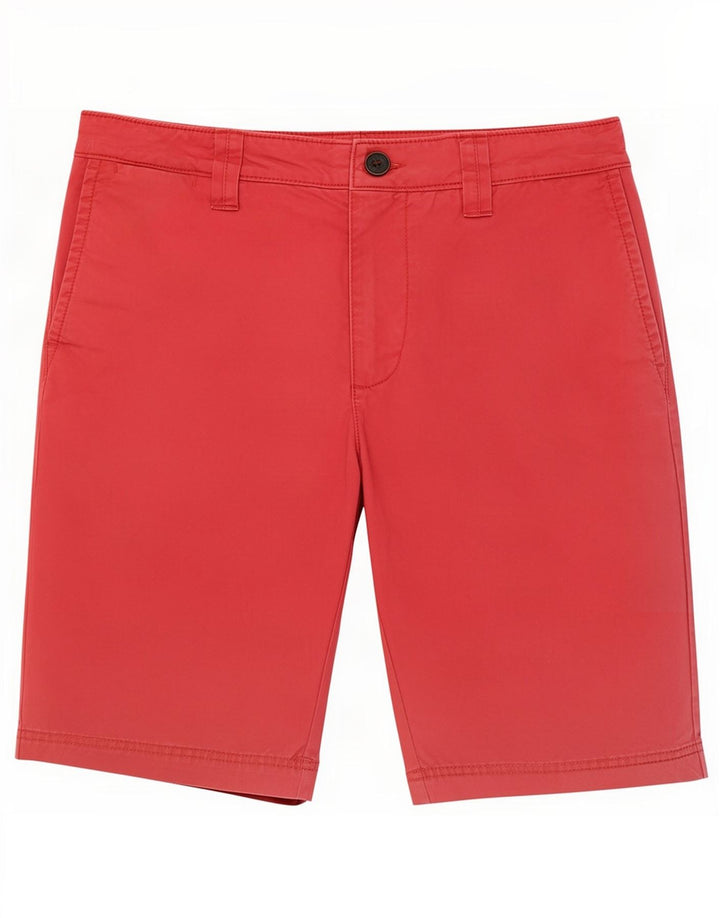 Fat Face Herre Chino Shorts W32 Medium Rød Bomuld