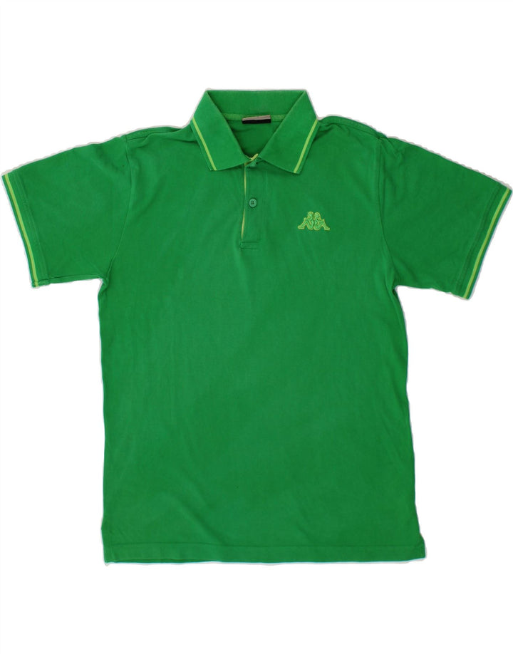 KAPPA Mens Polo Shirt Medium Green Cotton Vintage Kappa and Second-Hand Kappa from Messina Hembry 
