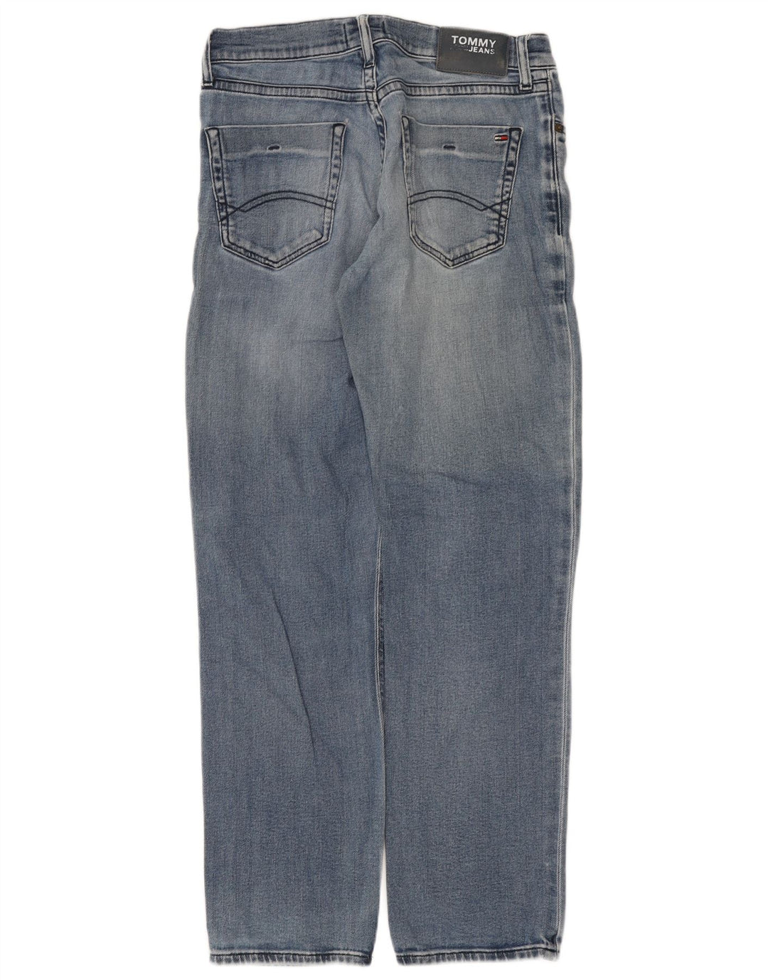 Tommy Hilfiger Herre Slim Jeans W30 L32 Blå Bomuld