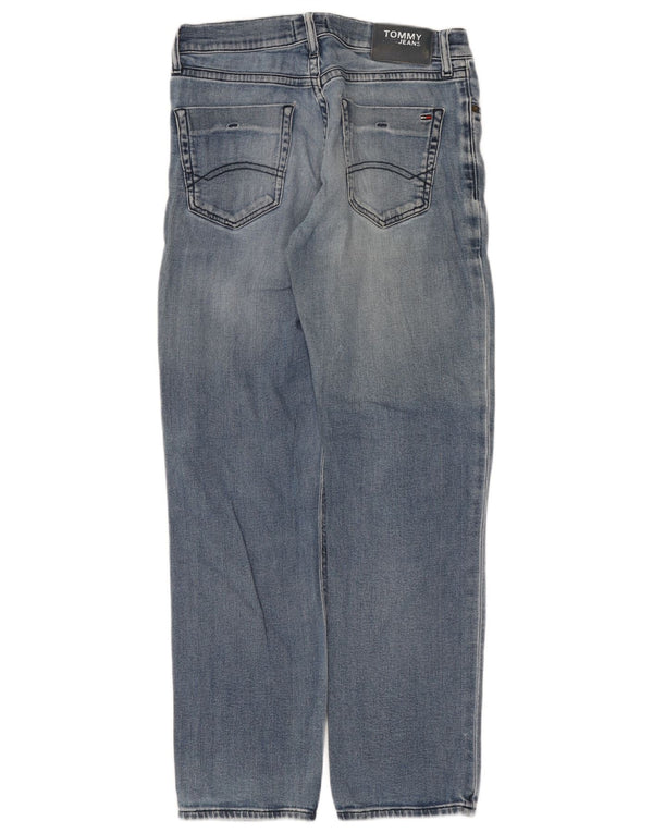 Tommy Hilfiger Herre Slim Jeans W30 L32 Blå Bomuld
