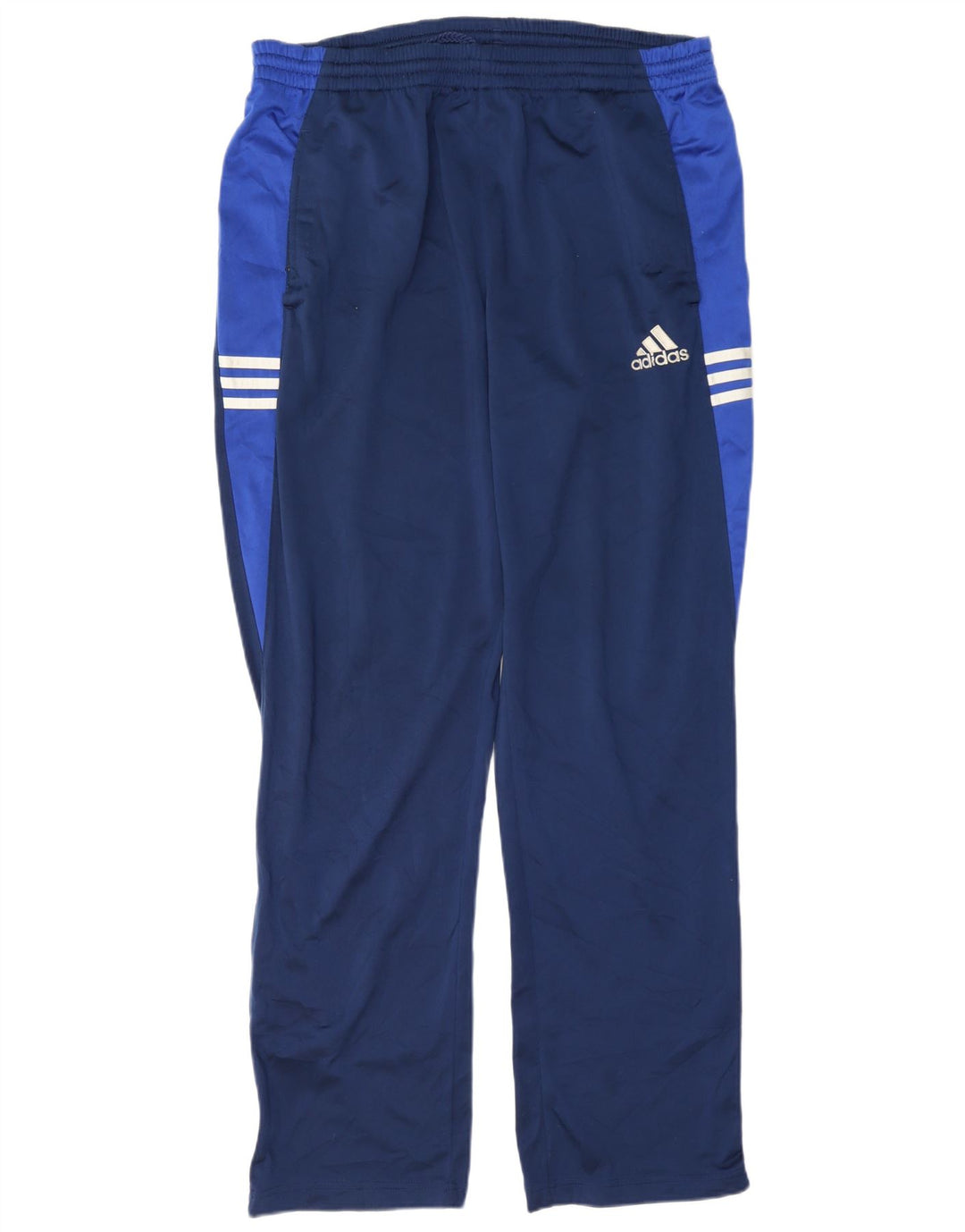Adidas Træningsdragt bukser til mænd Large Navy Blue Colourblock Polyester