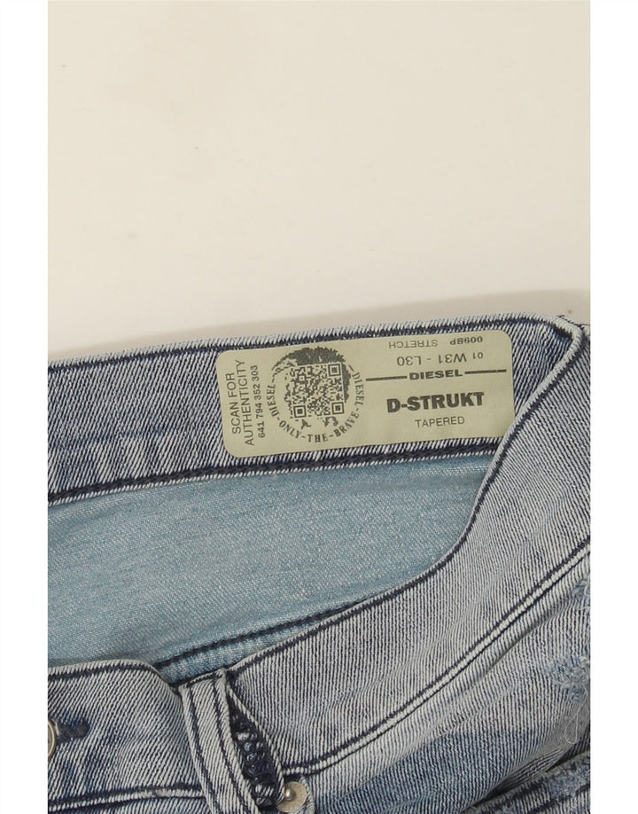 Diesel Herre D-Strukt Tapered Jeans W31 L30 Blå