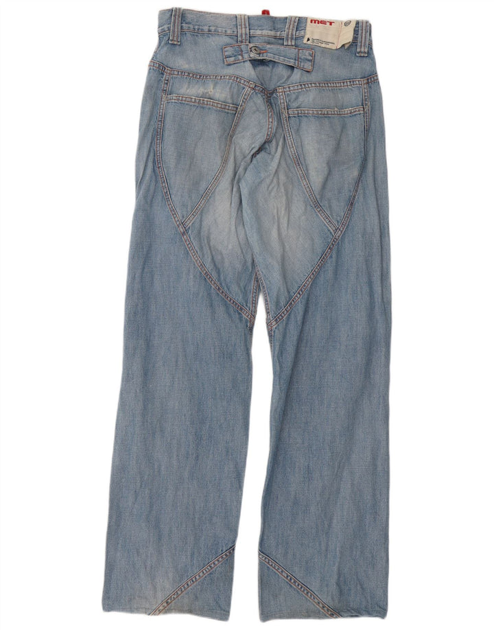 MET Løse jeans til mænd W32 L34 blå bomuld