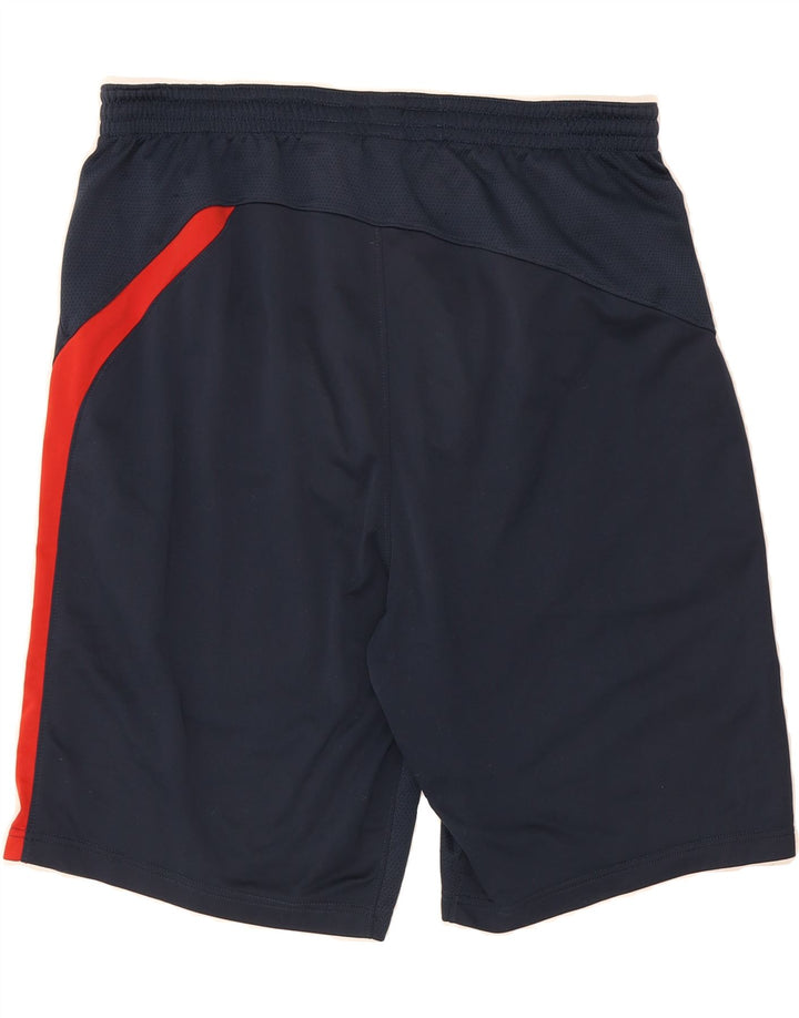 NIKE Mens Sport Shorts Large  Navy Blue Colourblock Polyester Vintage Nike and Second-Hand Nike from Messina Hembry 