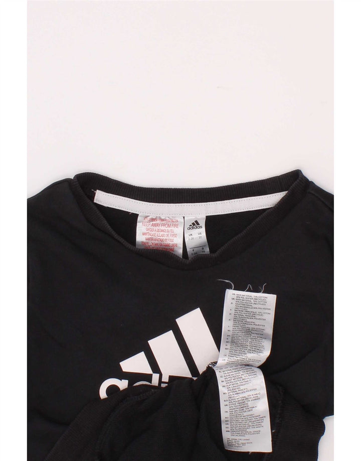 Adidas Boys Graphic Sweatshirt Jumper 2-3 år Sort