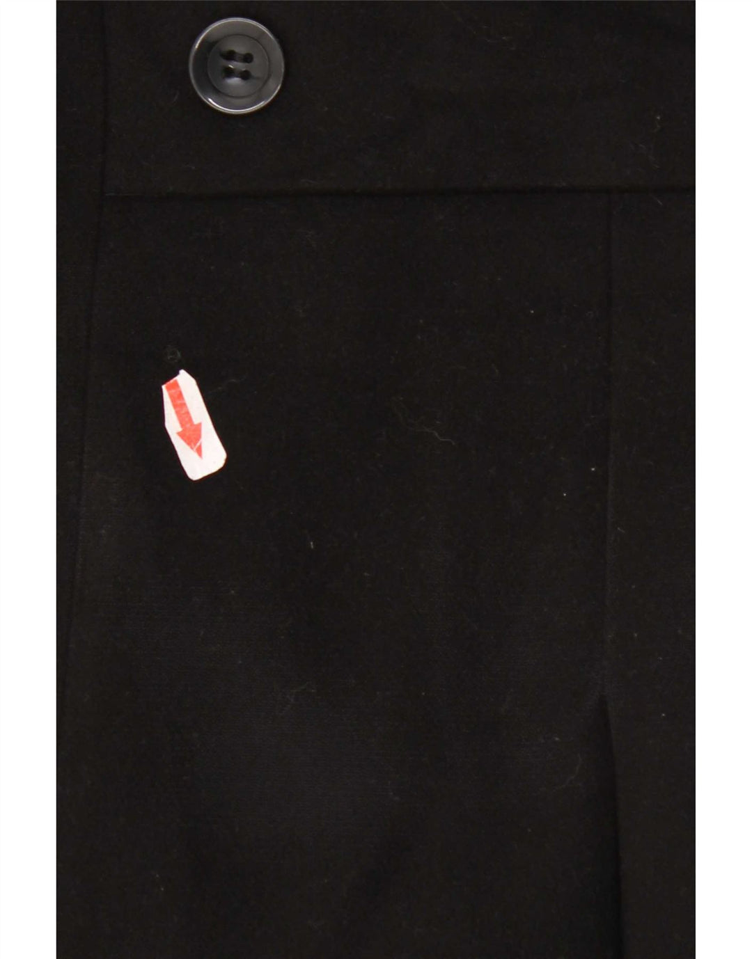 Marks & Spencer Womens Regular Fit Overfrakke UK 10 Small Black Polyester