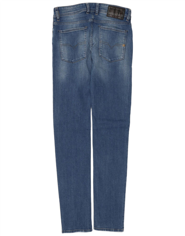 Diesel Dame Slim Jeans W28 L32 Blå Bomuld