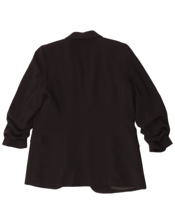 Marks & Spencer Dame 3/4-ærmet blazerjakke UK 10 Small Black