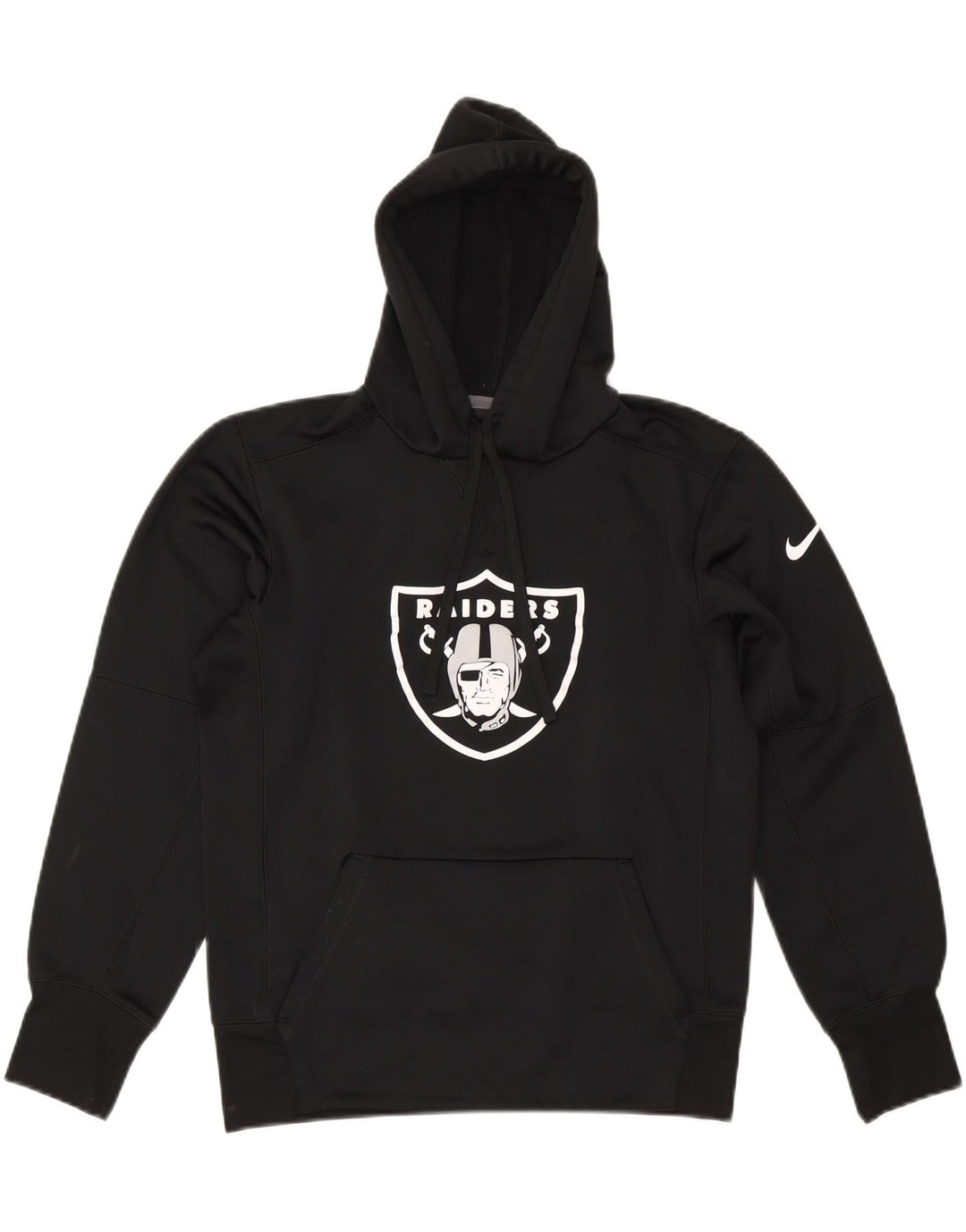 NIKE Dame Las Vegas Raiders Oversized hættetrøje Jumper UK 10 Small Black