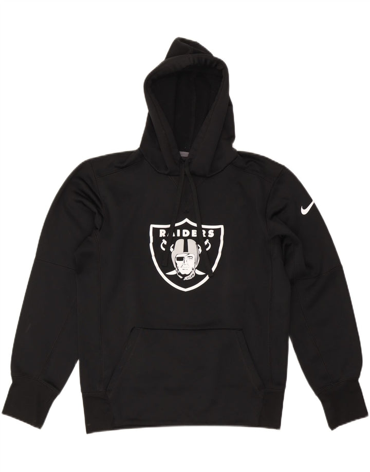 NIKE Dame Las Vegas Raiders Oversized hættetrøje Jumper UK 10 Small Black