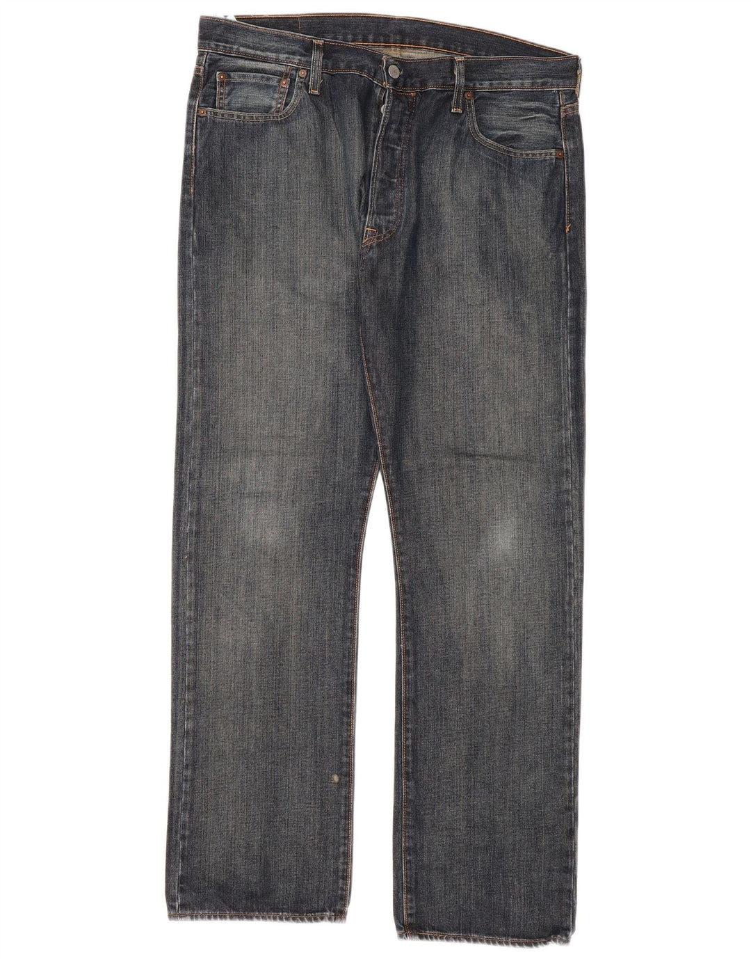 Levi's herre 501 lige jeans W36 L32 marineblå bomuld