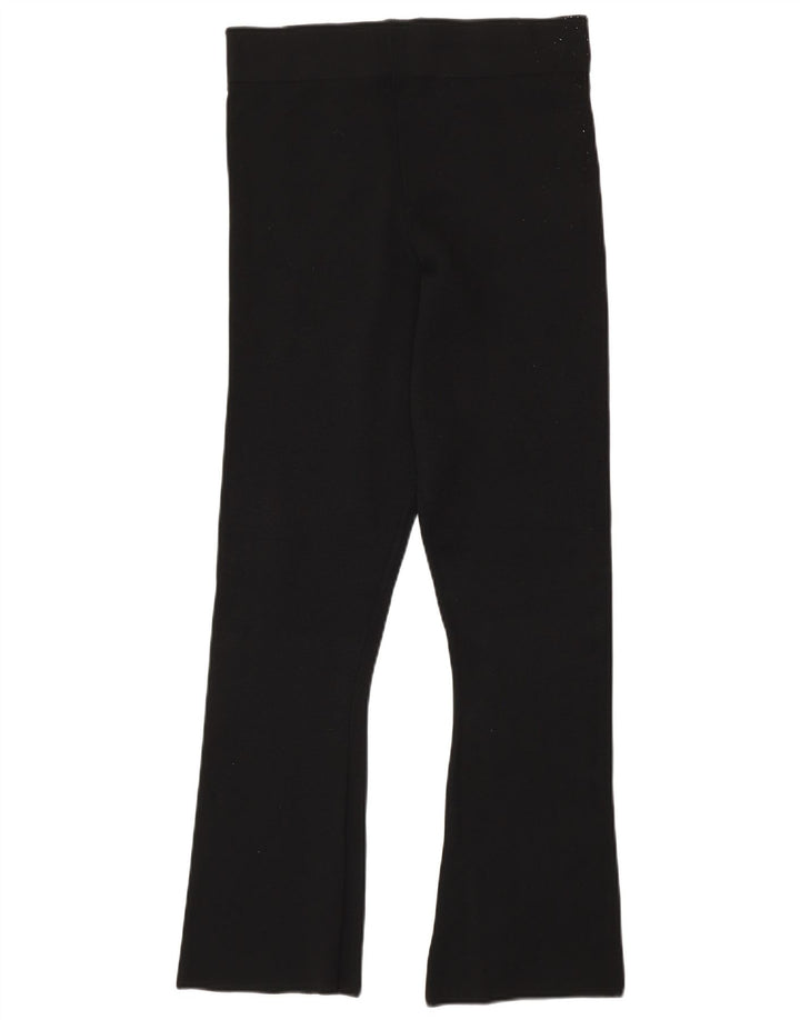 Zara Dame Leggings UK 12 Medium Sort Polyamid