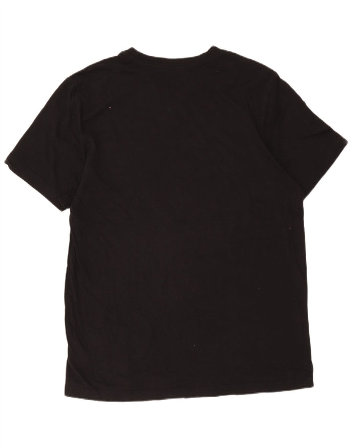 Nike grafisk T-shirt top til mænd, stor sort bomuld