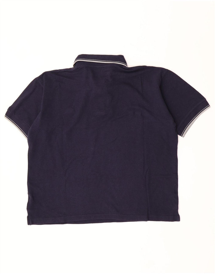 Kappa herre poloshirt Stor marineblå bomuld