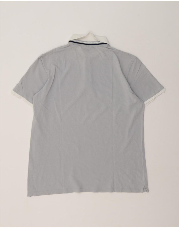 Trussardi herre poloshirt XL grå bomuld
