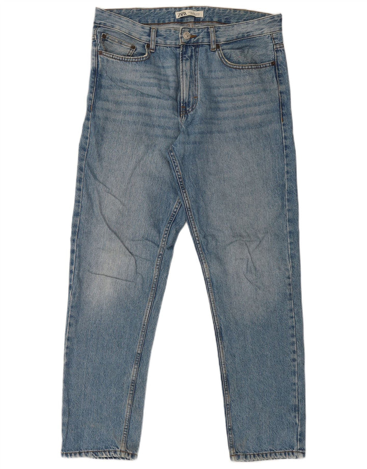Zara Herre Slim Jeans EU 40 Medium W31 L30 Blå