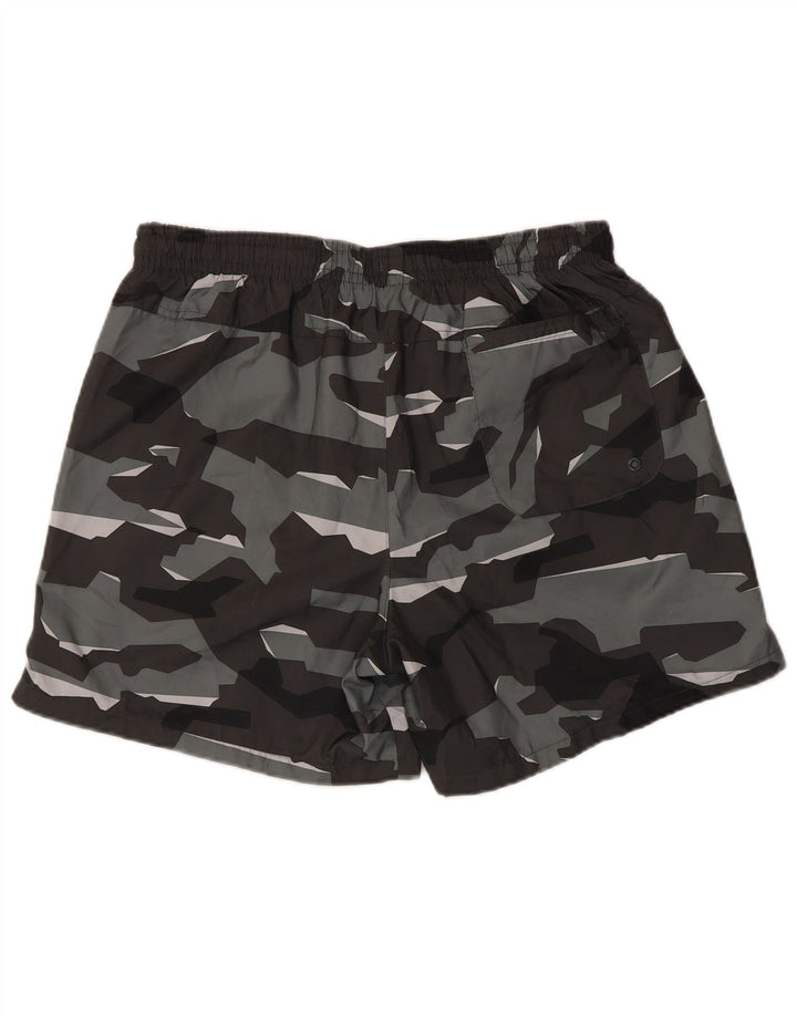 Nike Sportsshorts til mænd, store grå camouflagepolyester