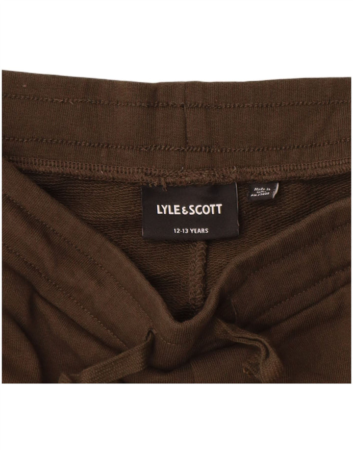Lyle & Scott drenge sportsshorts 12-13 år brun bomuld