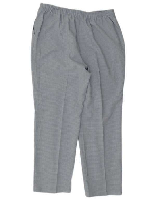 Marks & Spencer Chinobukser til kvinder UK 16 Large W32 L26 Blue Check
