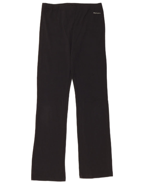 Champion Womens træningsdragt Bukser UK 10 Small Black Bomuld