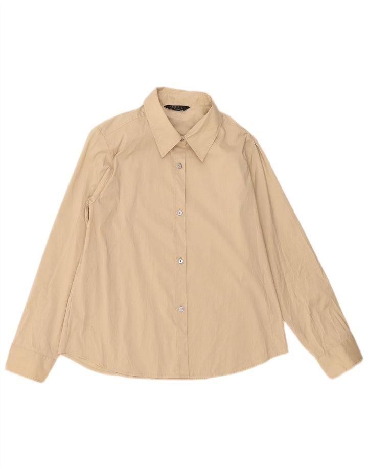 Max Mara Weekendskjorte til kvinder UK 12 Medium Beige