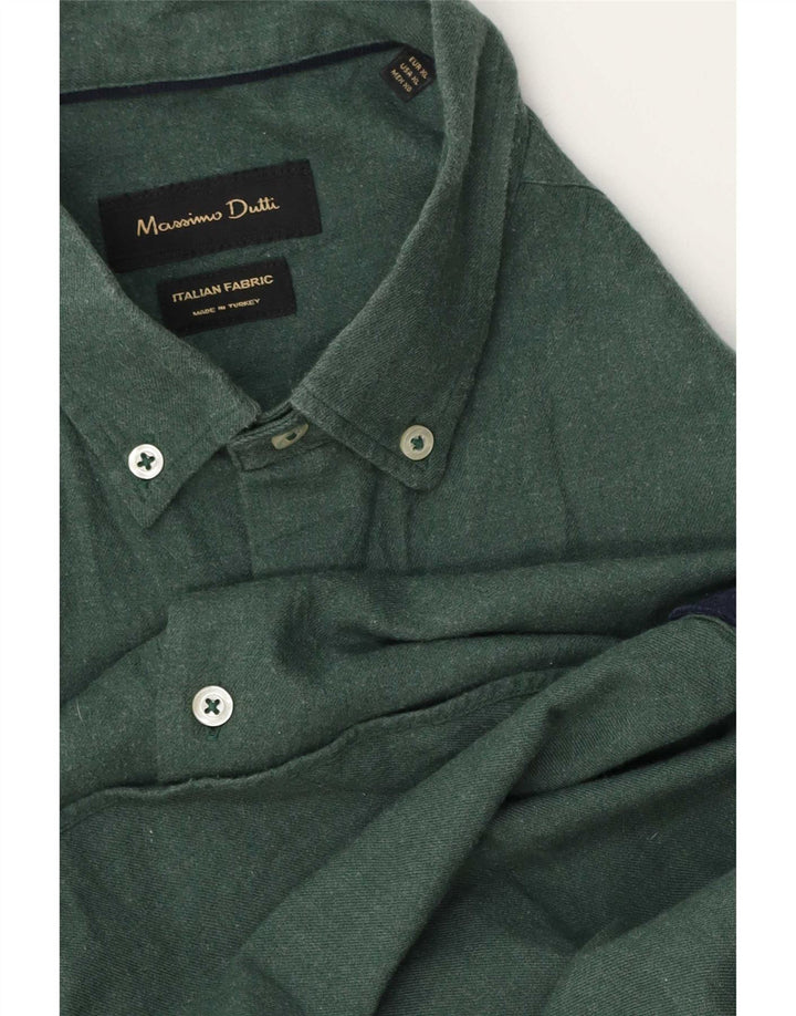 Massimo Dutti Herreskjorte XL Grøn