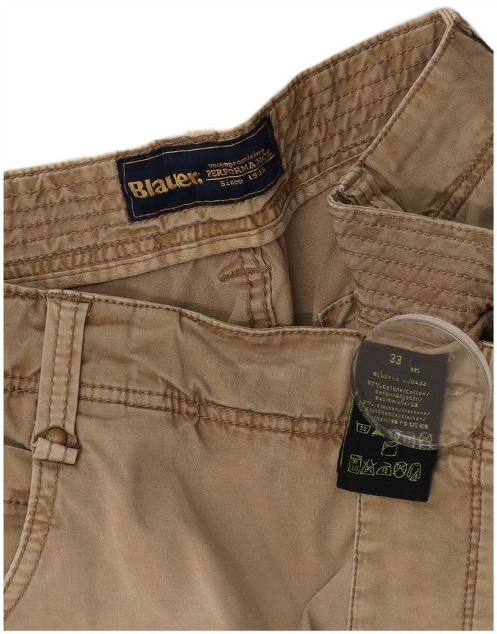 Blauer Herre Cargo Shorts W33 Medium Beige Bomuld