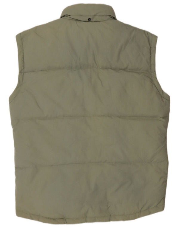 Fila Mens Padded Gilet UK 40 Large Green Polyamide