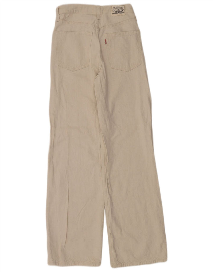 Levi's Dame Højhøjde Løse Jeans W27 L31 Beige Bomuld