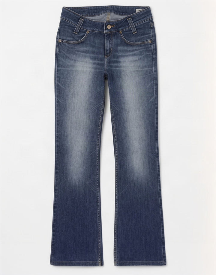 Lee Dame Leola Bootcut Jeans W30 L35 Blå Bomuld