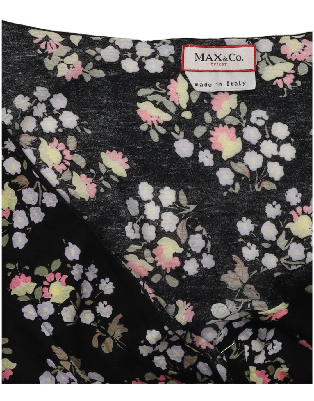 Max & Co. Damebluse Top UK 10 Small Black Floral